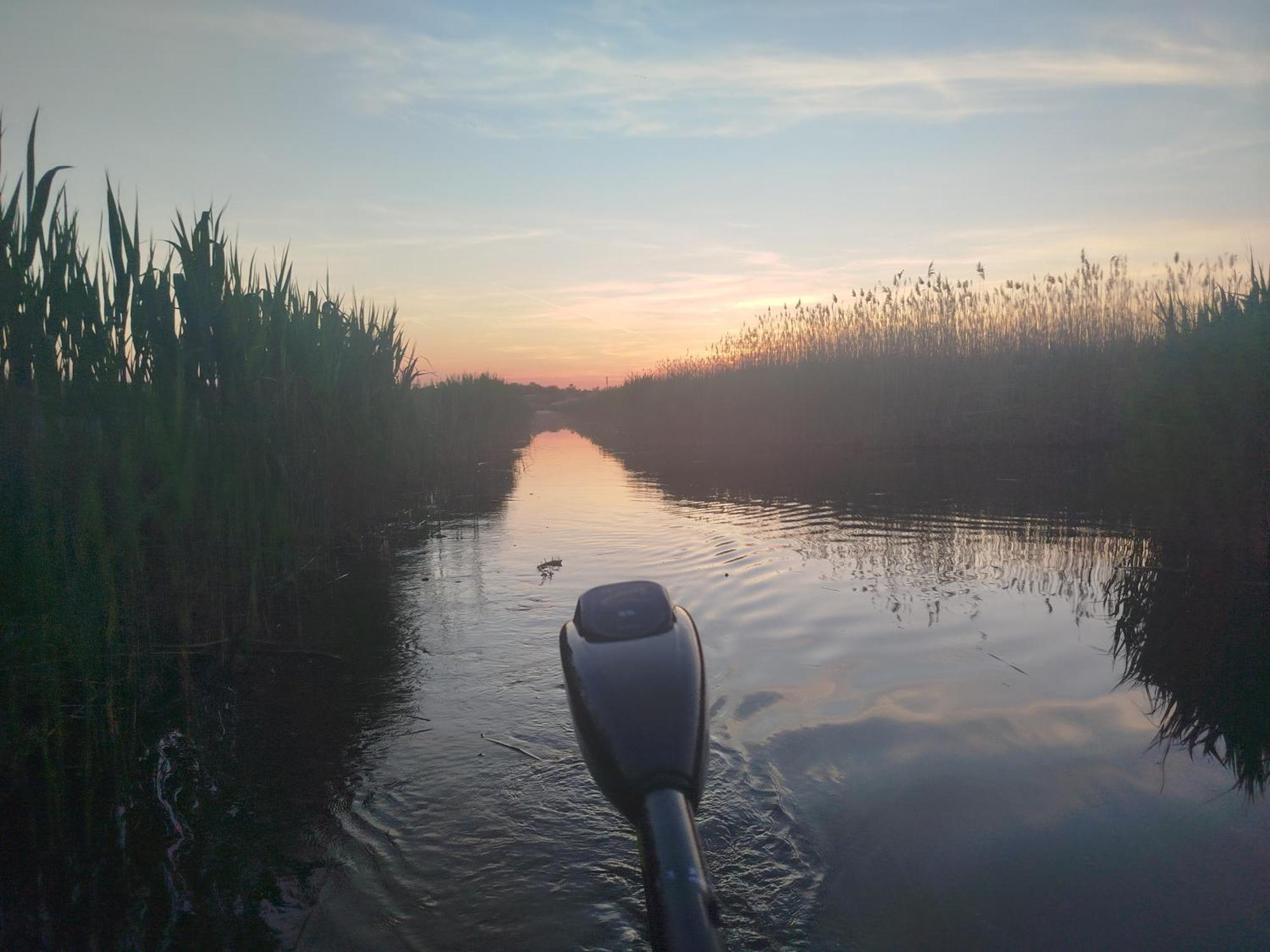 Pfahlbau Sunset I Toplage Elektroboot Inklusive Rust Exteriör bild