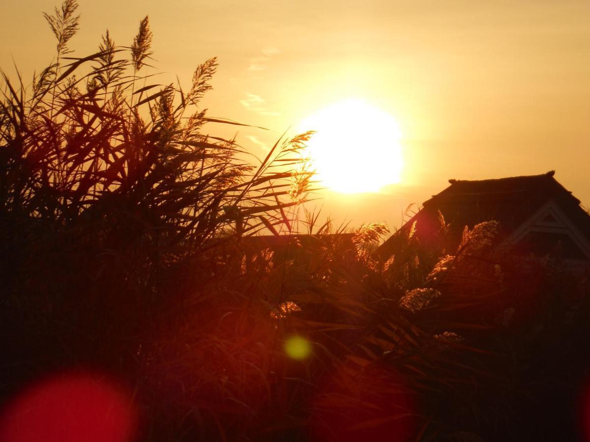 Pfahlbau Sunset I Toplage Elektroboot Inklusive Rust Exteriör bild